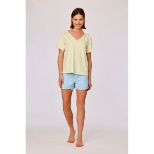 Dames pyjama korte mouwen 979 schelpjes f