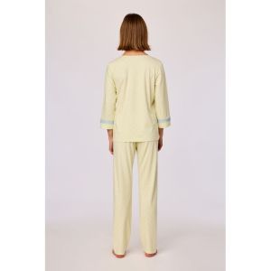 Damespyjama doorknoop 979 schelpjes f