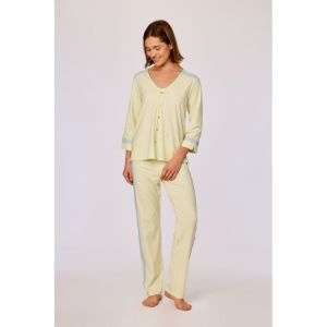 Damespyjama doorknoop 979 schelpjes f