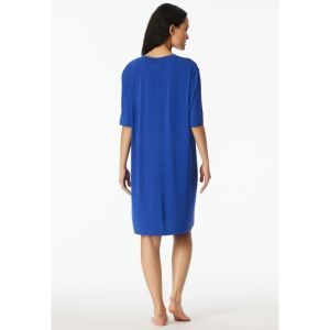 Slaapkleed korte mouwen 819 royaalblauw