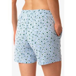 Damespyjama korte mouw 805 hellblau