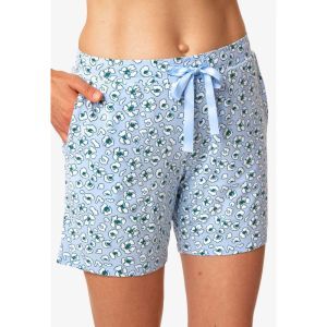 Damespyjama korte mouw 805 hellblau