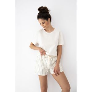 Pyjama Jemma korte mouwen wit