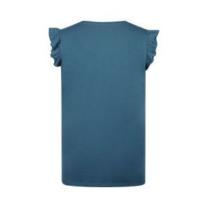 Damespyjama korte mouwen navy