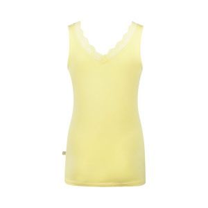 Damespyjama mouwloos Light yellow