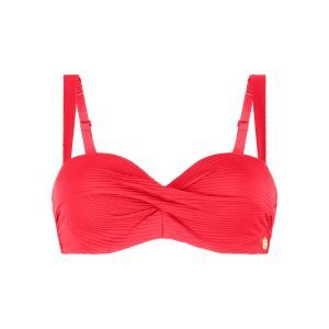 Bikini top twisted padded wire 1524 bright red