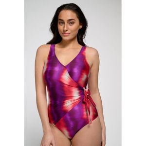 Swimsuit v-neck padded 2201 soft ombre