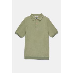 Heren set in badstof 788 kaki groen