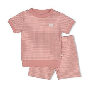 Feetje pyjama korte mouwen Mauve