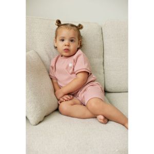 Feetje pyjama korte mouwen Mauve