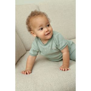 Feetje pyjama korte mouwen Zeegroen