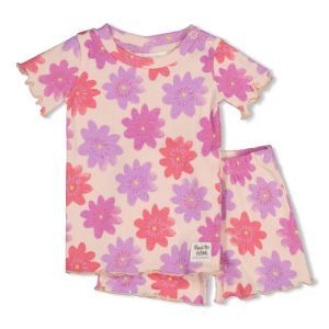 Feetje pyjama met korte mouwen Lila