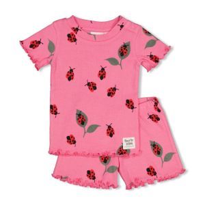 Feetje pyjama met korte mouwen Roze