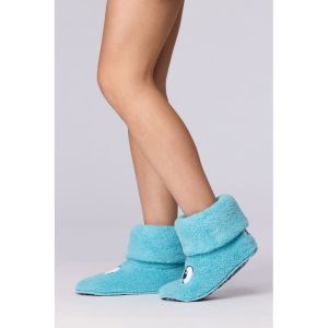 Pantoffels met oogjes 824 blauw