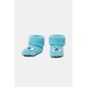 Pantoffels met oogjes 824 blauw
