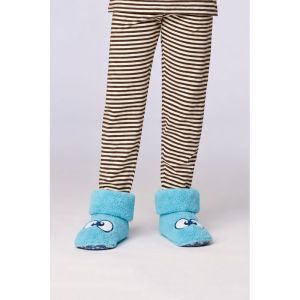 Pantoffels met oogjes 824 blauw
