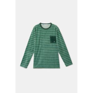 Herenpyjama in velours 922 groene stre