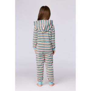 Unisex onesie in velours 920 multicolor