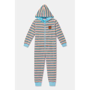 Unisex onesie in velours 920 multicolor