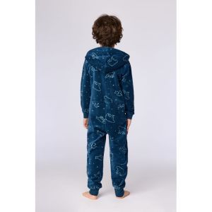 Unisex onesie in velours 924 galaxy prin