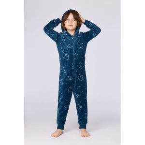 Unisex onesie in velours 924 galaxy prin