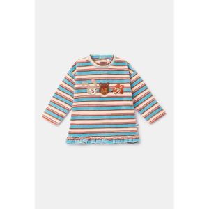 Baby meisjespyjama in velours 920 multicolor