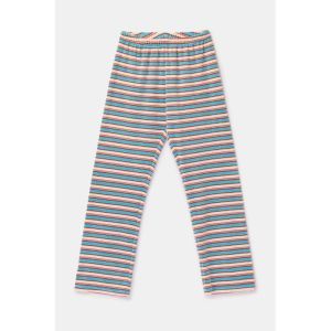 Damespyjama in velours 824 blauw