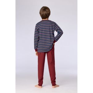 Jongenspyjama lange mouwen 903 donkerblauw
