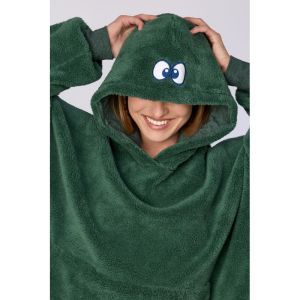 Oversized sweater 789 donkergroen