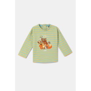 Baby meisjespyjama lange mouw 911 blauw-groen