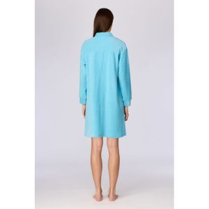 Slaapkleedje in velours 824 blauw