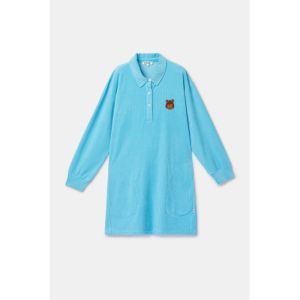 Slaapkleedje in velours 824 blauw