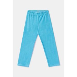 Meisjespyjama in ribvelours 824 blauw