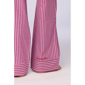 Damespyjama lange mouwen 436 roze