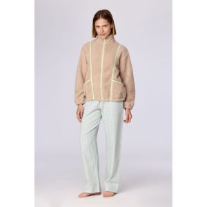 Dames fleece vestje 212 beige