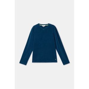 Herenpyjama lange mouwen 881 donkerblauw