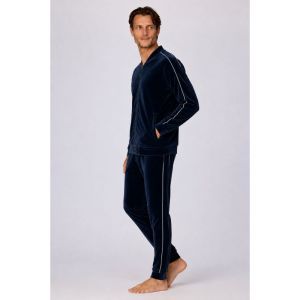 Heren homewear set 881 donkerblauw