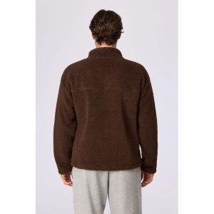 Fleece trui 265 bruin