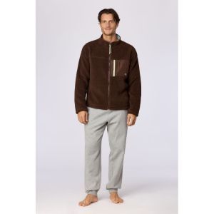 Fleece trui 265 bruin
