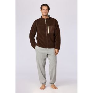 Fleece trui 265 bruin