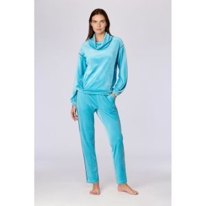 Dames homewear set 824 blauw