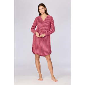 Slaapkleedje lange mouwen 913 roze streep