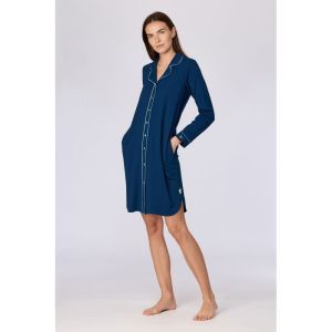 Slaapkleedje doorknoop 881 donkerblauw