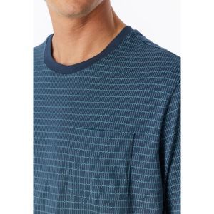Herenpyjama met korte mouwen 860 deep blue