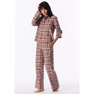 Damespyjama in flanel 913 multicolor