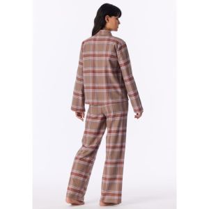 Damespyjama in flanel 913 multicolor
