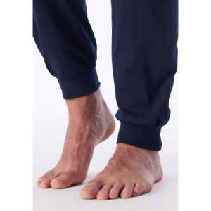 Herenpyjama lange mouwen 511 aubergine