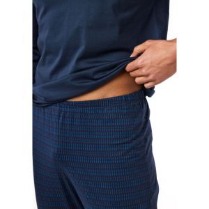Herenpyjama lange mouwen 861 deep sea bl