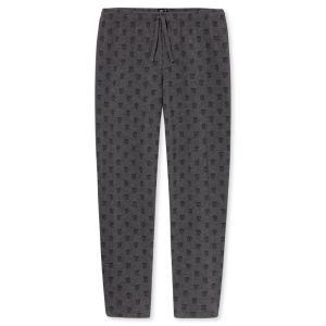 Herenpyjama lange mouwen 214 dunkelgrau-