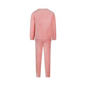 Meisjespyjama in velours Rose elegance